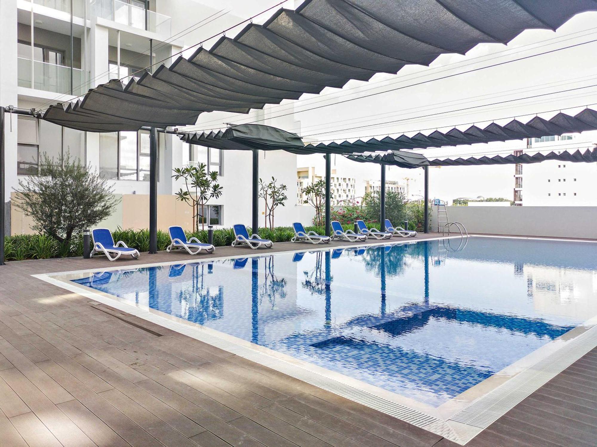 Silkhaus Chic Studio Near Masdar City Park Abu Dhabi Exterior photo