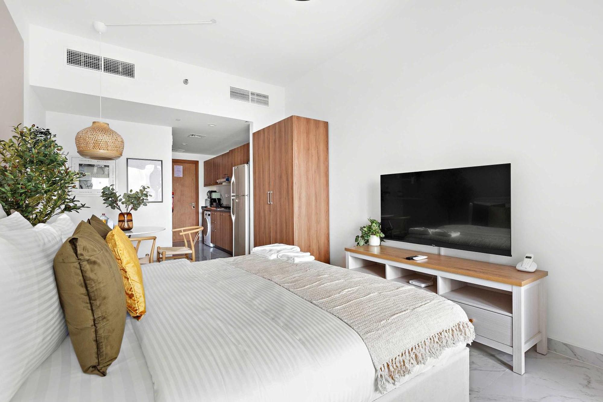 Silkhaus Chic Studio Near Masdar City Park Abu Dhabi Exterior photo
